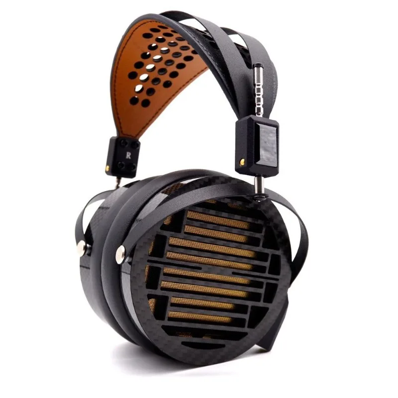 Audiophile Headphone Wired - Cuffie cablate NAN-7 Gold Flat Diaphragm