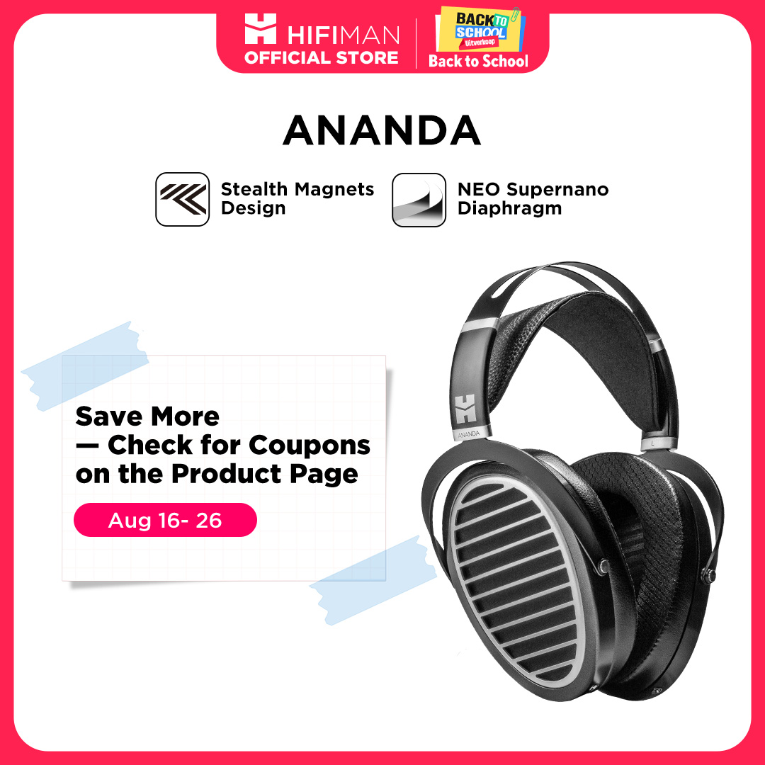 Audiophile Headphone Wired - Ricondizionato: Cuffie Hi-Fi HIFIMAN Ananda Stealth