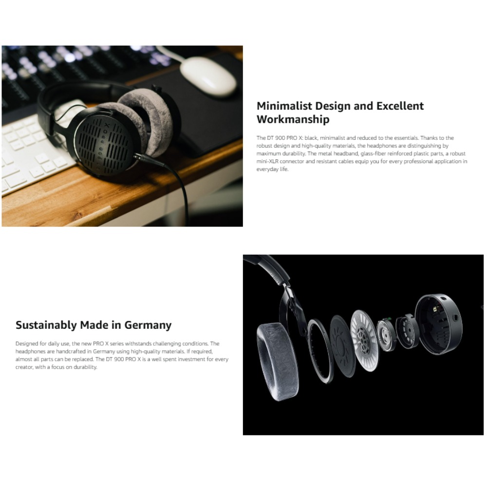 Beyerdynamic DT 900 PRO X Cuff - Audiophile Headphone Wired recensione e prezzo