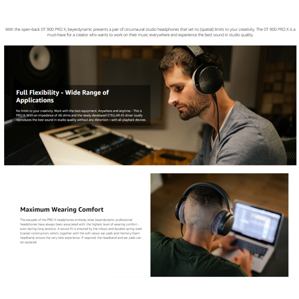 Beyerdynamic DT 900 PRO X Cuff - Audiophile Headphone Wired recensione e prezzo