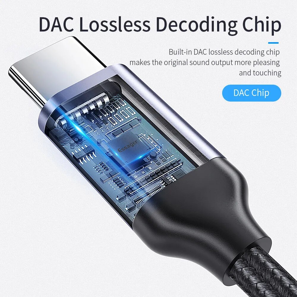 Essager USB tipo C 3.5 Jack ad - Cable Extension 3.5 recensione e prezzo
